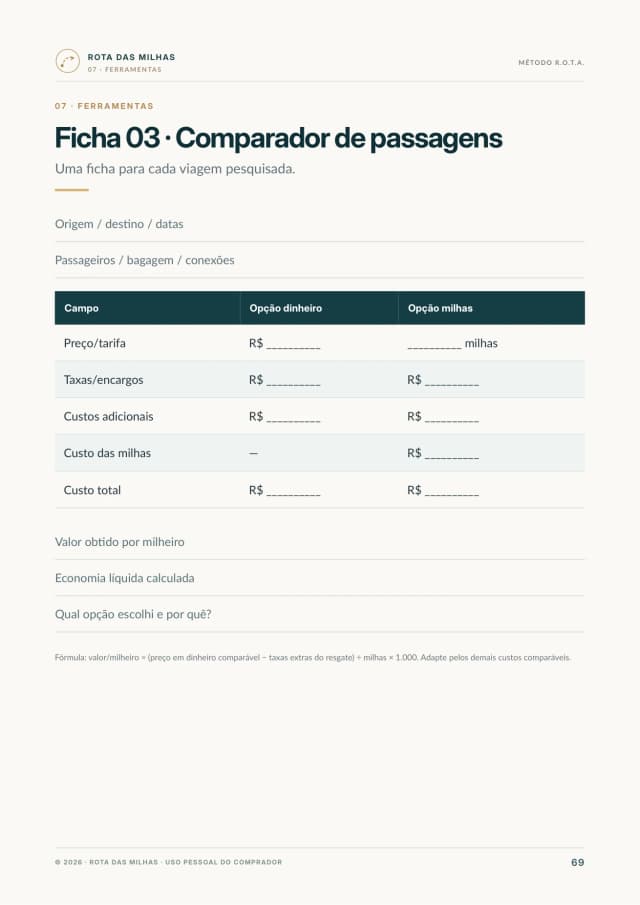 Checklists e fichas práticas